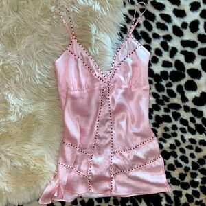Gold Hawk Pink Studded Top